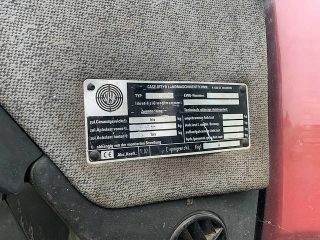 2001 steyr cvt130 vierwielaangedreven landbouwtractor - afbeelding 25 van  36