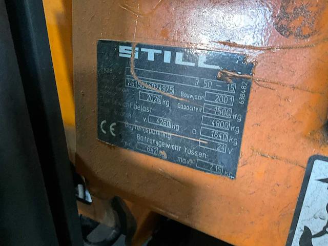 2001 still r50-15 vorkheftruck - afbeelding 16 van  17