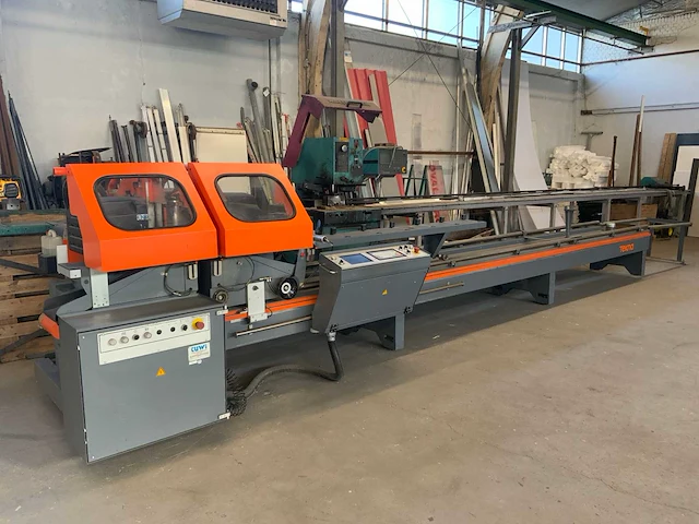 2001 tekna tk145/12 dubbelkopzaagmachine - afbeelding 1 van  56