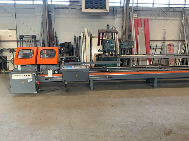 2001 tekna tk145/12 dubbelkopzaagmachine - afbeelding 34 van  56