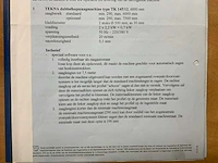 2001 tekna tk145/12 dubbelkopzaagmachine - afbeelding 50 van  56