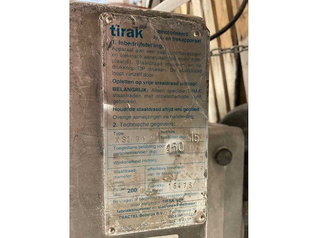 2001 tirak xs 3 01p 3-poot valbeveiliging - afbeelding 5 van  8
