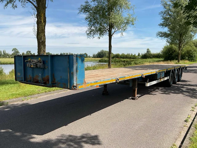 2001 van hool 915 open oplegger / trailer - afbeelding 1 van  15