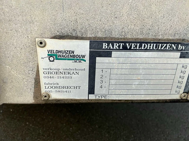 2001 veldhuizen 31-1d oplegger - afbeelding 10 van  29