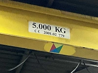 2001 verlinde enkelligger bovenloophalkraan 5t - afbeelding 5 van  16