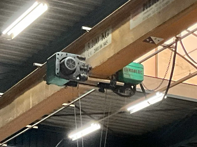2001 verlinde enkelligger onderhang halkraan 3,2t - afbeelding 2 van  16