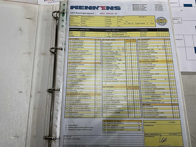 2001 verlinde enkelligger onderhang halkraan 3,2t - afbeelding 8 van  16