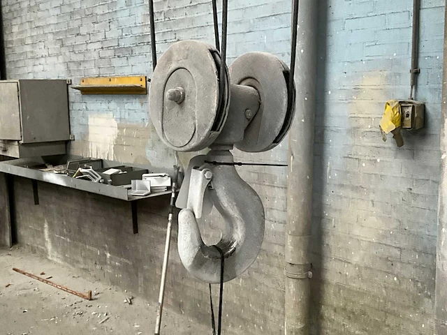 2001 verlinde enkelligger onderhang halkraan 5t - afbeelding 5 van  16