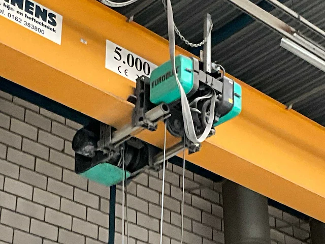 2001 verlinde enkelligger onderhang halkraan 5t - afbeelding 2 van  18