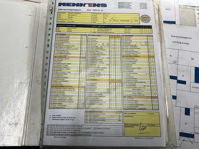 2001 verlinde mennens enkelligger onderhang halkraan 3,2t - afbeelding 3 van  12