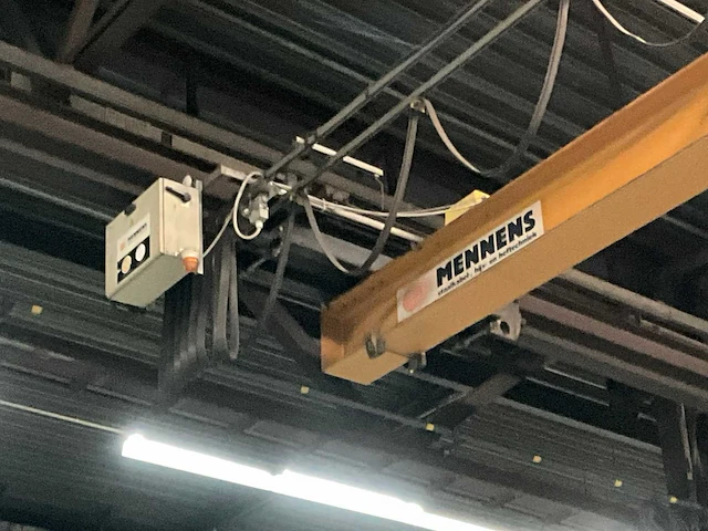 2001 verlinde mennens enkelligger onderhang halkraan 3,2t - afbeelding 9 van  12