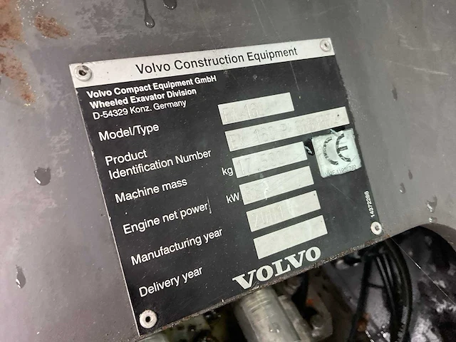 2001 volvo ew160 banden graafmachine - afbeelding 33 van  40