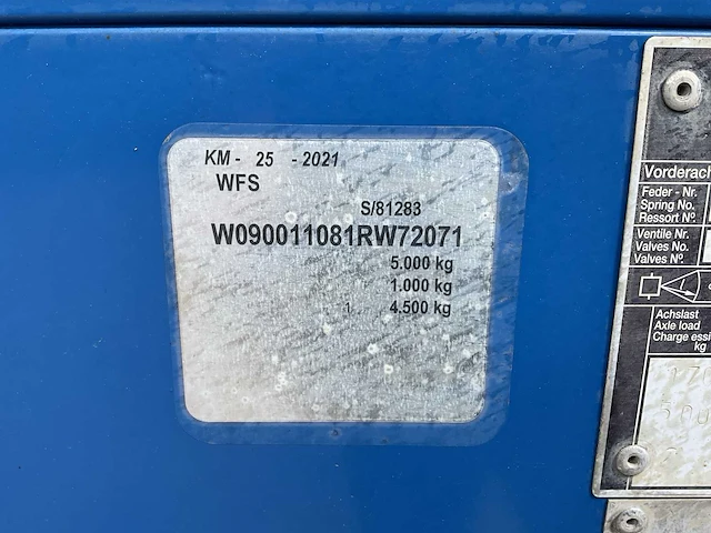 2001 wfs type wfs be-machine transporter - afbeelding 6 van  14
