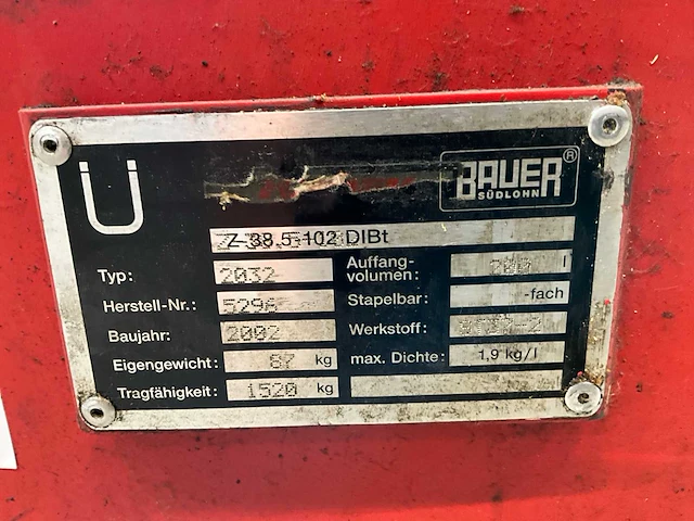 2002 bauer 2032 lekbak - afbeelding 4 van  4