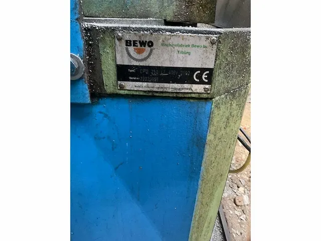 2002 bewo cpo 250 lt afkortcirkelzaagmachine - afbeelding 6 van  8