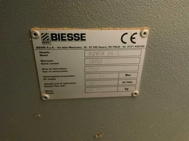 2002 biesse rover 24s cnc-bewerkingscentra - afbeelding 4 van  35