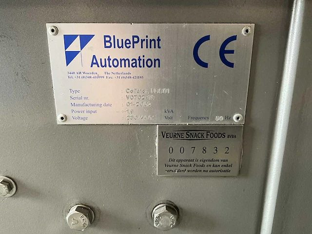 2002 bleuprint collator product kantelaar - afbeelding 10 van  18