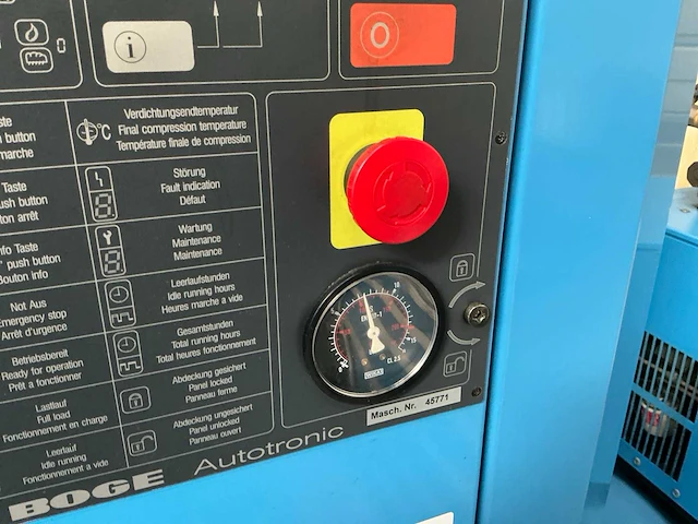 2002 boge sd8-270 geluidgedempte schroefcompressor - afbeelding 9 van  9