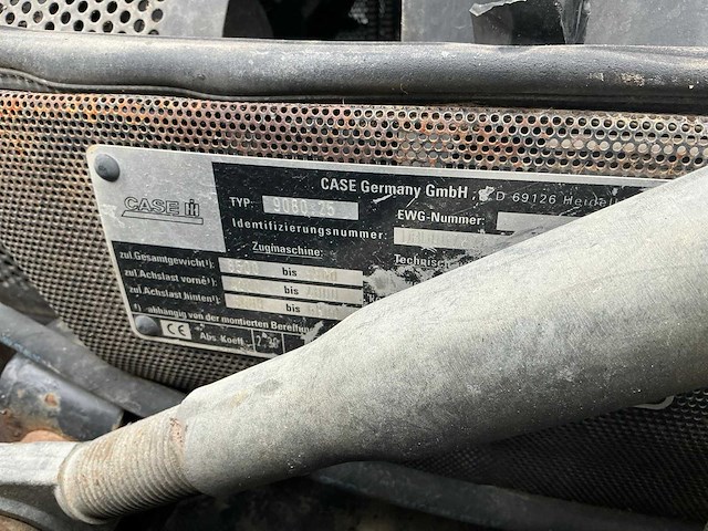 2002 case ih cs110 vierwielaangedreven landbouwtractor met herder mbk503ls maaiarm - afbeelding 65 van  68