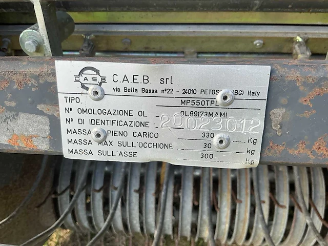 2002 ceab mp 550 tpl balenpers met wikkelaar - afbeelding 5 van  22