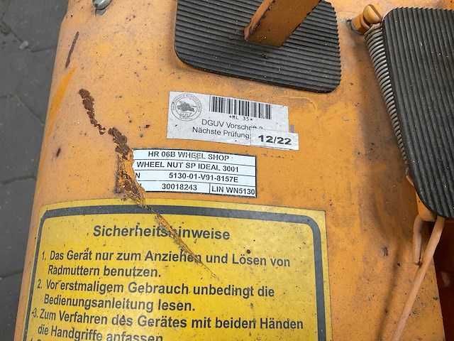 2002 collmann 30018243 electrische vrachtwagenwielsleutel - afbeelding 7 van  7