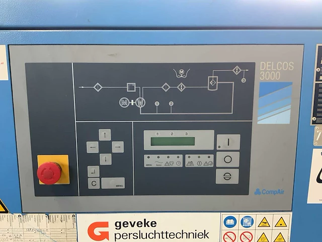2002 compair l55-7.5 schroefcompressor - afbeelding 13 van  13