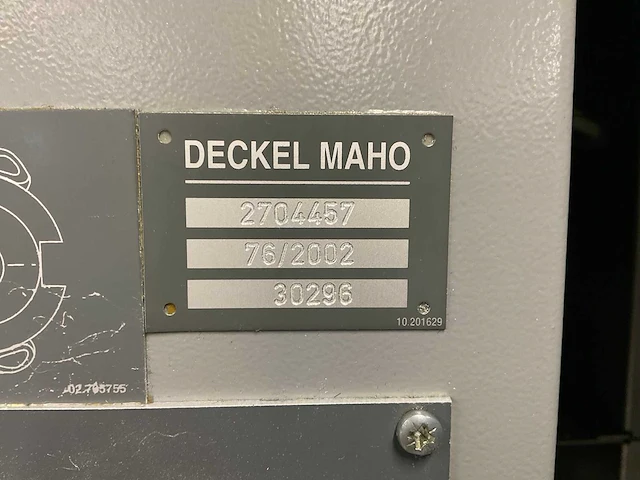 2002 deckel dm 50 evolution cnc bewerkingscentra - afbeelding 8 van  36