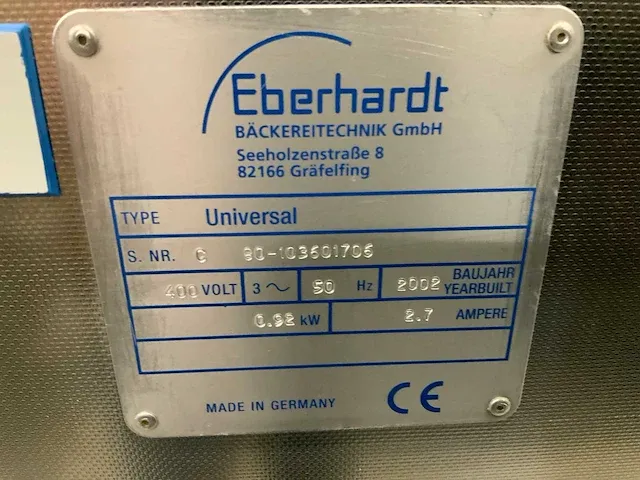 2002 eberhardt universal excentrische opbolmachine - afbeelding 7 van  7