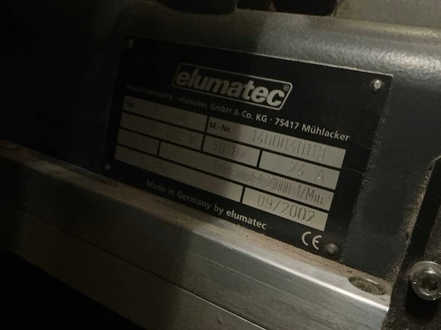 2002 elumatec sbz 140 metaalbewerking centrum - afbeelding 18 van  22