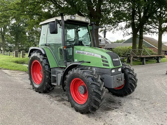 2002 fendt 309 c vierwielaangedreven landbouwtractor - afbeelding 4 van  16