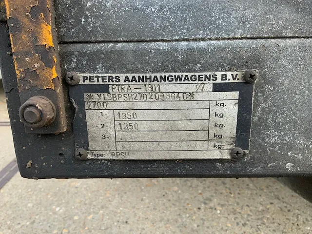 2002 fendt bpsh aanhangwagen - afbeelding 9 van  9
