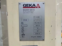 2002 geka hydracrop 80/sd gecombineerde pons / knipmachine - afbeelding 5 van  16