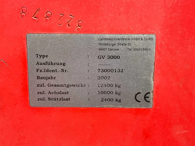 2002 grimme gv 3000 aardappelrooier - afbeelding 21 van  21