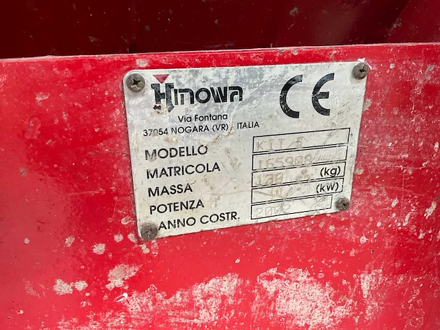 2002 hinowa hp1000 mini rupsdumper - afbeelding 5 van  14