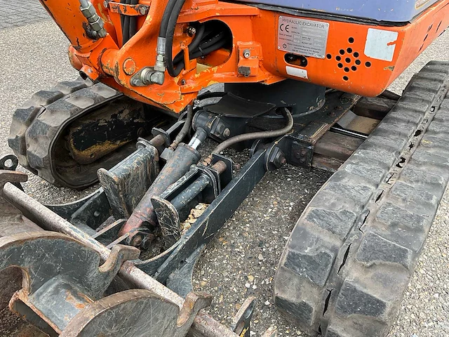 2002 hitachi ex17-2 minigraafmachine - afbeelding 11 van  29