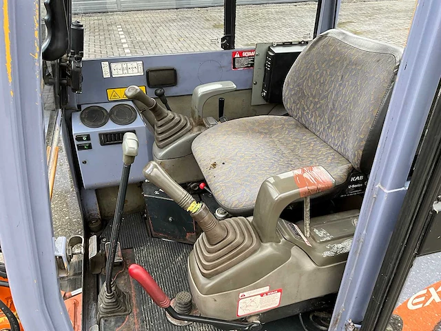 2002 hitachi ex17-2 minigraafmachine - afbeelding 19 van  29