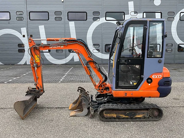 2002 hitachi ex17-2 minigraafmachine - afbeelding 12 van  29