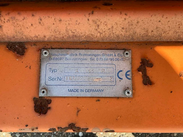 2002 humus a155h front vijzelmaaier - afbeelding 2 van  10