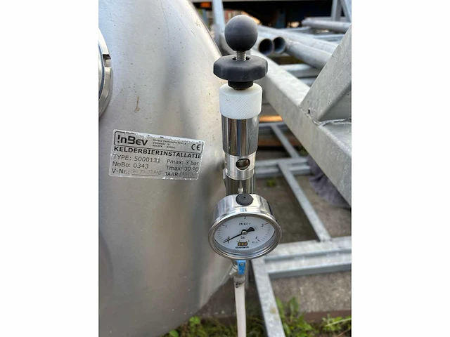 2002 inbev 5000131 rvs opslagtank 1000l. - afbeelding 2 van  7