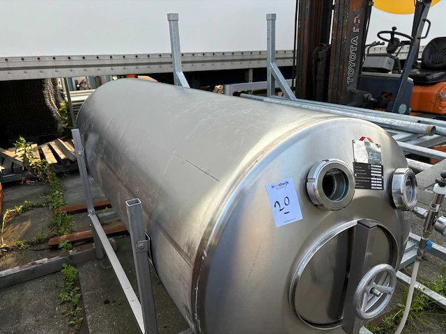 2002 inbev 5000131 rvs opslagtank 1000l. - afbeelding 1 van  7
