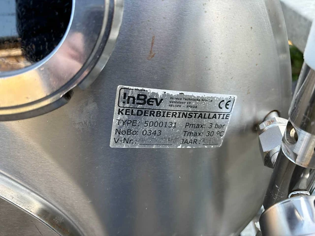 2002 inbev 5000131 rvs opslagtank 1000l. - afbeelding 5 van  7