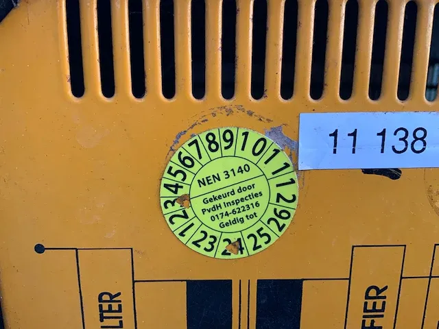 2002 isal pb110e veegmachine - afbeelding 14 van  21