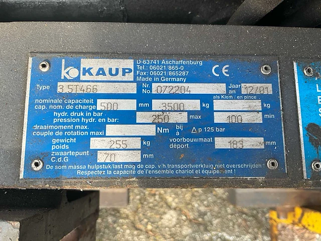 2002 komatsu pd30t-14 vorkheftruck - afbeelding 16 van  25