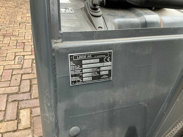 2002 linde e18 vorkheftruck met cascade balenklem - afbeelding 2 van  15