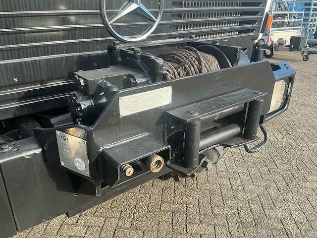 2002 mercedes-benz unimog u2150l met palfinger pk 9501 kraan en hoogwerkerbak - afbeelding 28 van  69