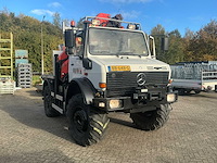 2002 mercedes-benz unimog u2150l met palfinger pk 9501 kraan en hoogwerkerbak - afbeelding 23 van  69