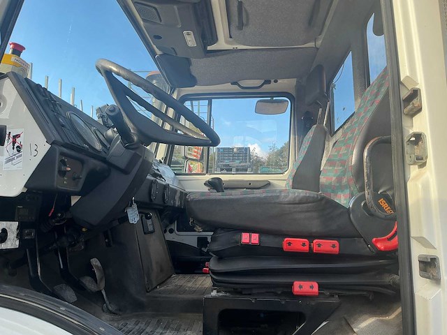 2002 mercedes-benz unimog u2150l met palfinger pk 9501 kraan en hoogwerkerbak - afbeelding 40 van  69