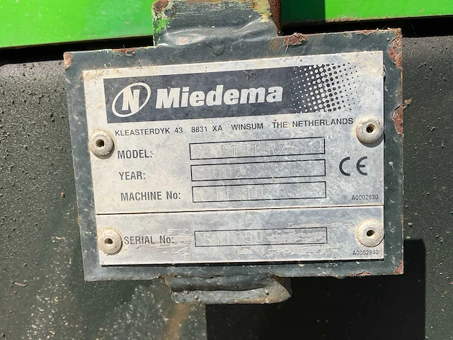 2002 miedema sb 1151 rz stortbak - afbeelding 18 van  25