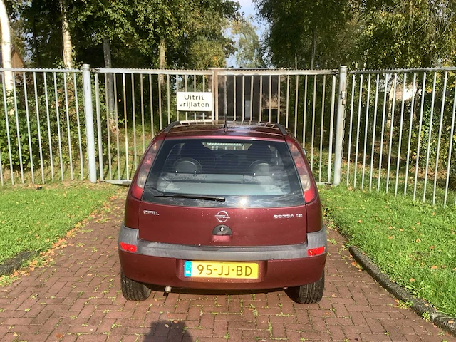 2002 opel corsa 1.2-16v elegance personenauto - afbeelding 9 van  9