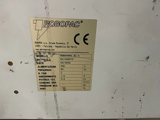2002 robopac robotape 50m dozentaper - afbeelding 5 van  13